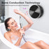 Yunseity Bluetooth Bone Conduction Speaker, Stereo Bass Sound Portable Speaker, Built in Mic Mini Music Player