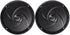 Rockville Pair RSM65B 6.5" Waterproof Slim Marine Boat Speakers - 320 Watt, Black