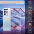 3 Pack Curved Tempered Glass Screen Protector for Samsung Galaxy S21 Ultra 5G (6.8 inch) - HD Clear, Fingerprint ID