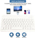 HD 10 Tablet Case, Universal Tablet Keyboard Case, Slim Folding PU Leather Stand Cover with Bluetooth Keyboard for Most