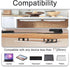 Joythink 3 Universal Under Desk Metal Mount Laptop Holder Tray with Anti-Scratch Under Table Hidden Docking Station