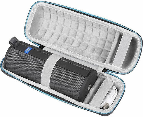SaharaCase Travel Carry Case for Ultimate Ears Boom 3 and LG - XBOOM Go Bluetooth Speaker, Rugged Protection (Black)