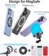 Magsafe CD Phone Holder for Car, CD Player Phone Mount with Strong Magnets for iPhone 15 14 13 12