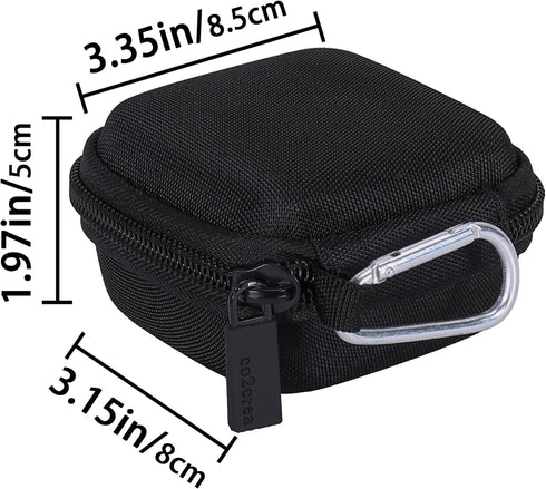 co2CREA Hard Case for SHOKZ OpenFit Open-Ear True Wireless Bluetooth Headphones, Black Replacement