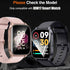Compatible for Betatree Smartwatch Screen Protector, Lamsahw Full Coverage TPU Clear Film (TPU-6 Pack)