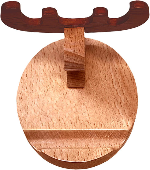 Pokanic Cell Phone Tablet Wood Stand Dock Holder Cradle Mount Organizer Charger Station NightStand Table Desk Room