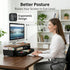 2-Tier 2 ECOLOVI Desk Organizer and Accessories, Computer Monitor Stand Rise with Storage Drawer & Pen Holders, Laptop