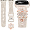 Minyee Compatible Apple Watch Band with Charms Women 41mm 40mm 38mm 42mm 44mm 45mm 49mm Silicone Strap