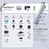 USB C Hub HDMI Adapter for MacBook Air Pro, 6 in 1 4K Dongle Multiport Converter with 50cm Cable, USB 3.0 Data Transfer