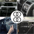 ULTECHNOVO 4 Pcs Universal Fit Car Speaker Spacer, 6.5 Inch Adaptor Ring Mounting Bracket for Plastic Car Stereo