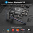 New bee Bluetooth Headset, 24Hrs Talktime, CVC8.0 Dual Mic Noise Cancelling, V5.2 Wireless Headset for Cell Phone