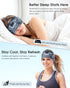 Sleep Headphones Bluetooth Headband, Wireless Music Sport Headbands, Built-in Thin Speakers for Sleeping Yoga