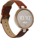 kwmobile Real Leather Watch Strap for Garmin Lily Sport, Replacement Sports Wristband with Clasp