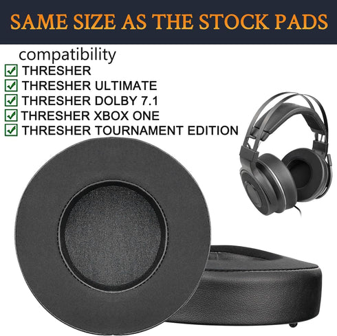 SOULWIT Cooling Gel Earpads Replacement for Razer Thresher Ultimate/Dolby 7.1/Xbox One/Tournament Edition Gaming Headset/Headphones, Ear Pads Cushions with High-Density Foam
