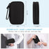 FYY Electronic Organizer, Travel Cable Organizer Bag Pouch Electronic Accessories Carry Case Portable Waterproof Double Layers Storage Bag for Cable, Cord, Charger, Phone, Earphone, Large Size, Black