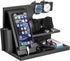 AliveByte Wood Phone Docking Station - Gifts for Men Desk or Nightstand Organizer