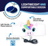 CozyPhones Kids Over The Ear Headband Headphones - Volume Limited with Thin Speakers & Super Soft Stretchy Headband -