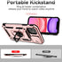 Hitaoyou iPhone 11 Case - Compatible with Camera Cover & Kickstand, Military Grade Shockproof Heavy Duty Protective