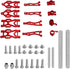 RiToEasysports RC Suspension Arms, Precision Engineered Aluminum Alloy Upgrade Kit for 1/16 Scale