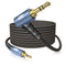 EMK 90 Degree Aux Cable, 3.5 mm Auxiliary Cord Male to Male Stereo Aux Cable for Car, 24K Gold Plated Hi-Fi Sound