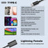 USB C Male to Lightning Female Adapter, USB C to Lightning Headphone Converter for Audio Compatible with iPhone 15 Series, iPad Pro, MacBook Pro and Others, Also Support Charge and Data.