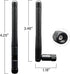 WiFi Antenna PC Bluetooth Antenna Dual Band 2.4Ghz 5Ghz 3dBi RP-SMA Male (with No Pin) for Gaming Motherboard, RV Camera, PCIE M.2 Wireless Card, Router - 2 Pack