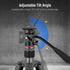 NEEWER Tripod Fluid Head Pan Tilt Head with Quick Release Plate - Metal Camera Tripod Head for Compact Video Cameras