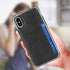 Cavor for iPhone X Wallet Case, Card Holder for Women Men, Shockproof Leather Case with Credit Card Holders, Black