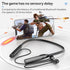 Wireless Waterproof Sports Earphones with 50 Hours Playback, Bluetooth Earphones with Microphone for Gym Running