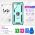 LeYi Samsung Galaxy A32 5G Case, Mint Military-Grade Kickstand Phone Case with 2 Pack Tempered Glass Protector