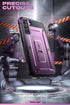 SUPCASE Unicorn Beetle Pro Case for Samsung Galaxy S22, Heavy Duty Full-Body Rugged Kickstand, Purple