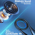 Neckband Bluetooth Headphones, 100 Hours Long Playtime Wireless Earphone, Around The Neck Wireless Earbuds, Waterproof
