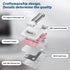 Adjustable Angle Foldable Phone Stand for Desk, iPad Holder for iPhone and Samsung, Pink Letters Desk Accessories