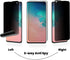 Galaxy S10 Privacy Screen Protector, Case Friendly Full Adhesive Soft Film, 2-Way Anti Spy Nano Shield (NOT Tempered