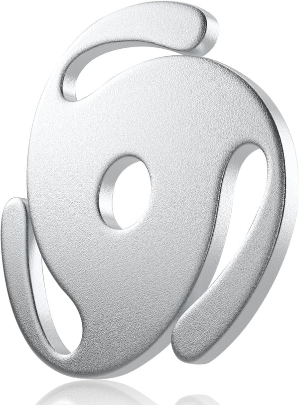 Facmogu 45 RPM Record Adapter, 7 Inch Vinyl Solid Aluminum Adapter for Turntables
