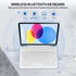 KENKE Keyboard Case for iPad 10th Generation, Bluetooth Wireless Detachable Folio with Pencil Holder, 10.9 Inch 2022
