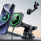 ESR Qi2 15W MagSafe Car Mount Charger, Dashboard/Windshield Magnetic Wireless Charger for iPhone 15/14/13/12