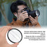 Lens Filter Kit Camera Special Effects, Double Glass Split Diopter Filter, Foreground Blur Photography SLR Accessory