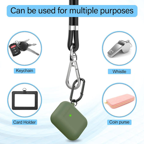 2 Pack 2 Pack 2 takyu Phone Lanyard, Adjustable Cell Phone Lanyard Crossbody Neck Strap & Phone Wrist Strap with Pcs