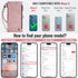 Defencase iPhone 13 Wallet Case - RFID Blocking Card Holder for Women and Men, Fashion PU Leather Magnetic Snap Flip,