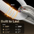 Quntis USB C Cable, USBC to USBC Fast Charging Cable Nylon Braided (3ft 60W) for iPhone 15, iPad Mini 6, MacBook Pro