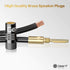 GearIT Banana Plugs for Speaker Wire, 6 Pairs, 12 Pieces, 24K Gold Plated Connectors for 12 AWG to 20 AWG