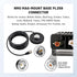 Anina 16.4 RG58 PL-259 NMO Antenna Magnetic Base Mount FT Coaxial Cable Plug with NMO Antenna Mounting Cap for CB Ham