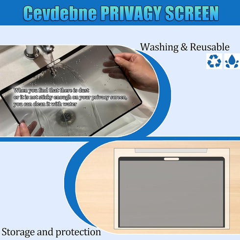 Privacy Screen Protector for MacBook Air 13 Inch (2018-2021, M1), Removable Laptop Privacy Screen Shield