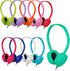 Headphones for Kids School Classroom Bulk 10 Pack Multi Colored,Wired Adjustable Student