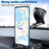 HZEL Magnetic Car Phone Holder, Vehicle Windshield Dashboard Cellphone Mount, Suction Cup Hands Free Automotive