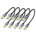 USB to USB Cable 1FT 5-Pack, USB 3.0 A Male to Male Cord Compatible with Hard Drive, Laptop, DVD Player