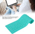 GOWENIC 108 Keys Foldable Silicone Keyboard, Waterproof USB Wired Plug and Play Mute Roll Up Keyboard for Computer