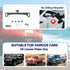 Viemior Universal Car Rear View Camera License Plate Bracket, Premium Backup Camera License Plate Dash Cam Mirror Cam