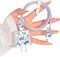 Cute Cable Protector for iPhone Apple Charger, Clear Pretty Butterfly Design, Data Cable USB Case Cord Saver for iPhone
